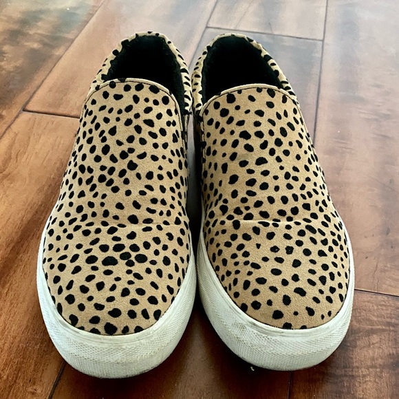 SODA Platform Womens Leopard Slip-On Shoes sz 7.5 - Picture 5 of 6